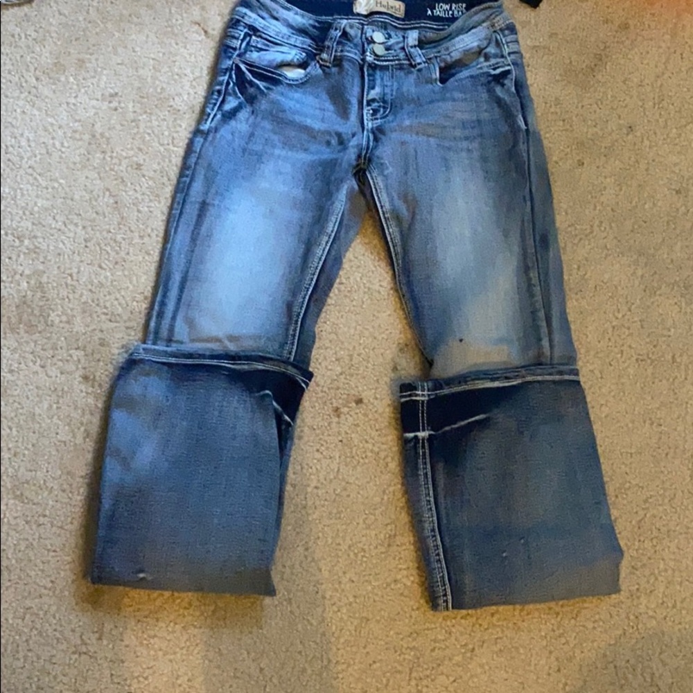 Low rise jeans